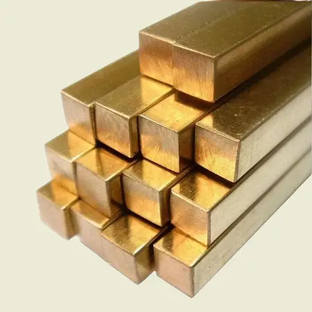 non ferrous metal brass  square bar